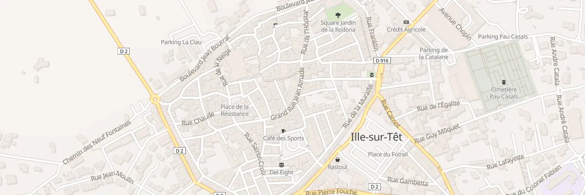 Plan du 19 Gr Grand Rue à Ille-sur-Têt