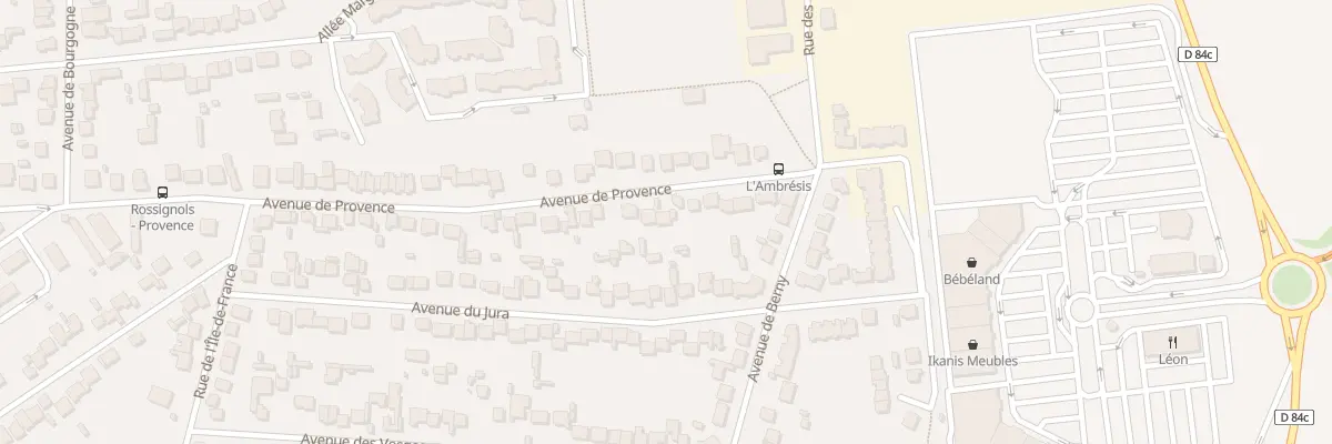 Plan du 70 Av de Provence à Villeparisis