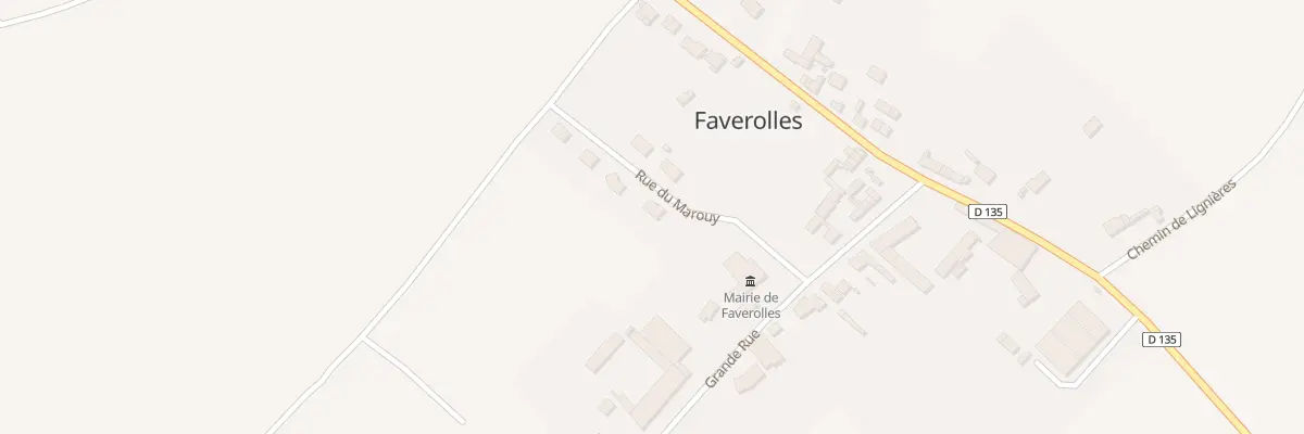 Plan du 71 Le Marouy à Faverolles
