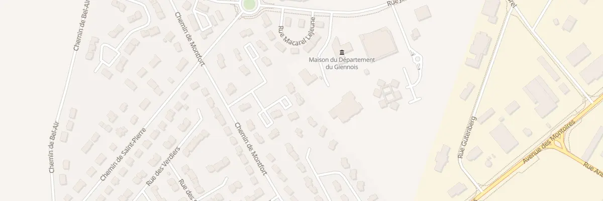 Plan du 14 Rue Charles Gounod à Gien
