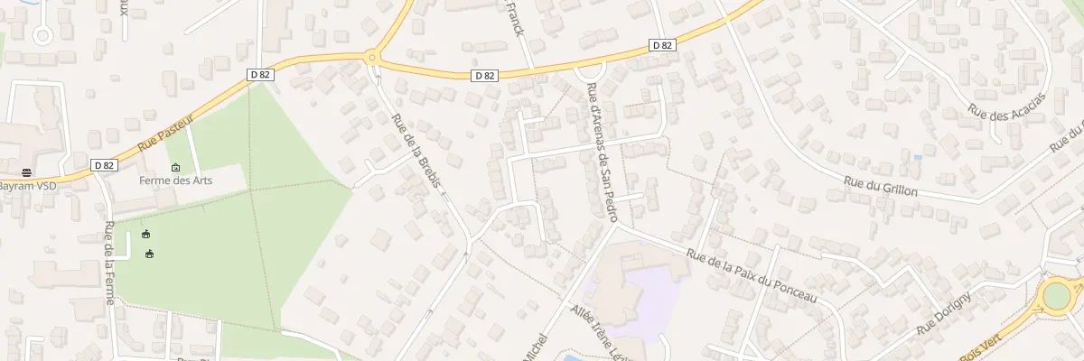 Plan du 5 Rue des Closeaux à Vert-Saint-Denis