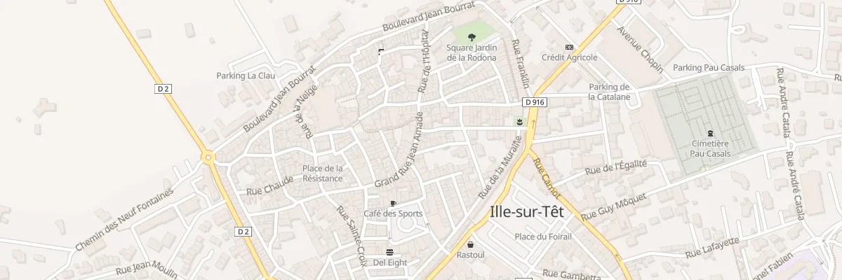 Plan du 34 Gr Grand Rue à Ille-sur-Têt