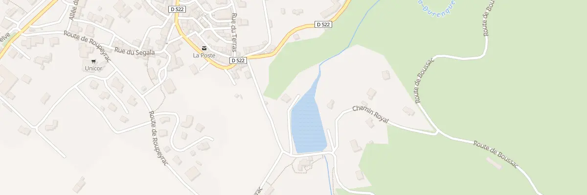 Plan du 5403 Les Pres de l’Etang à Durenque