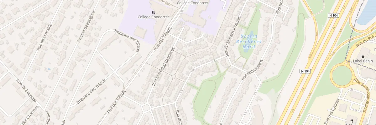 Plan du 77 Rue du Maréchal Ney à Pontault-Combault