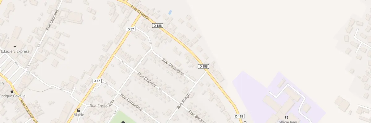 Plan du 107 Rue d’Hersin à Barlin