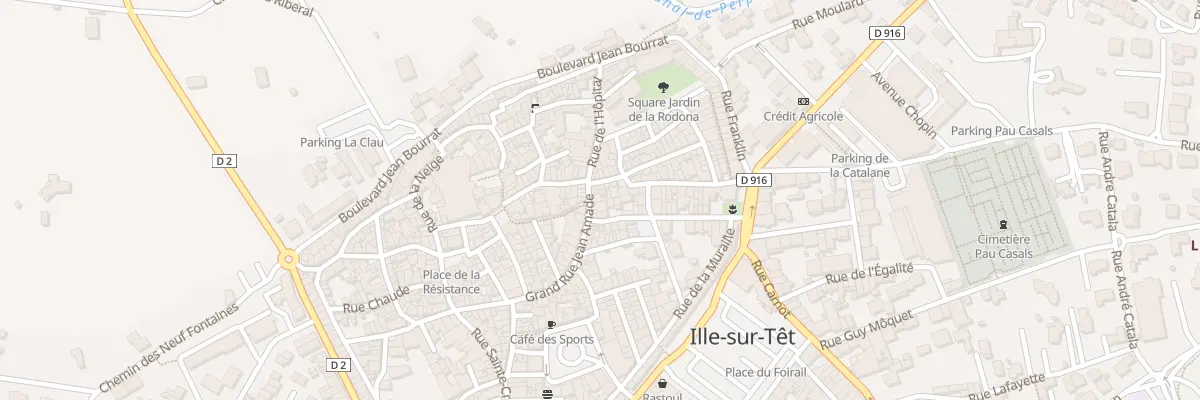Plan du 44 Gr Grand Rue à Ille-sur-Têt