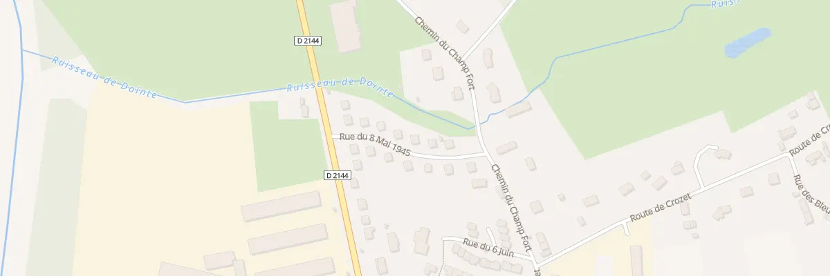 Plan du 7 Rue du 8 Mai 1945 à Vallon-en-Sully