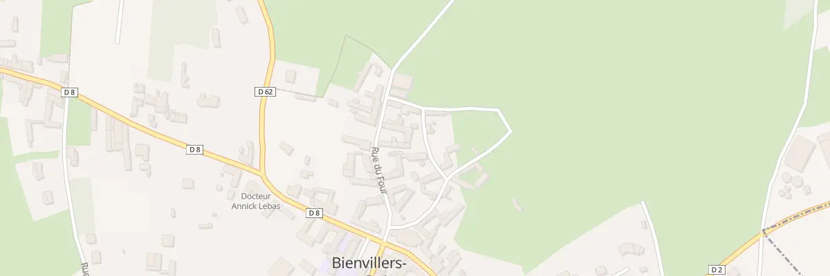 Plan du 5T Rue du Bois à Bienvillers-au-Bois