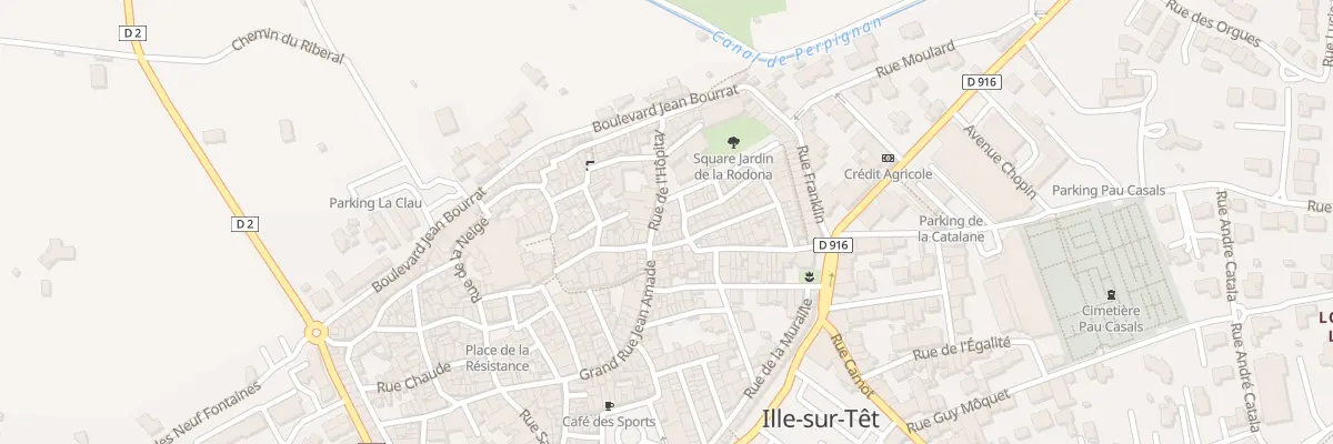 Plan du 8 Rue de L Hopital à Ille-sur-Têt