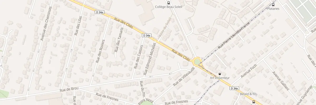 Plan du 19 Rue Edmond Michelet à Chelles