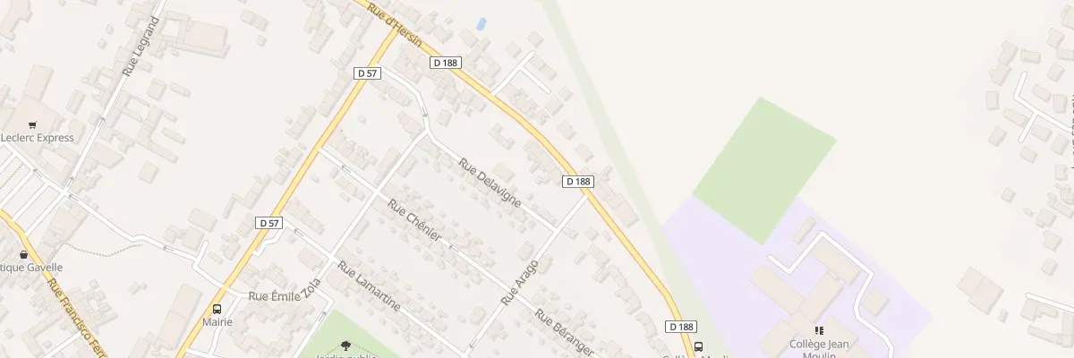 Plan du 103 Rue d’Hersin à Barlin