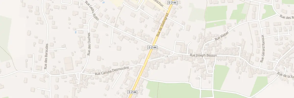 Plan du 105 Rue de Stalingrad à Désertines