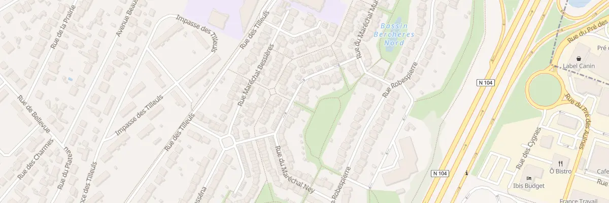 Plan du 36 Rue du Maréchal Ney à Pontault-Combault