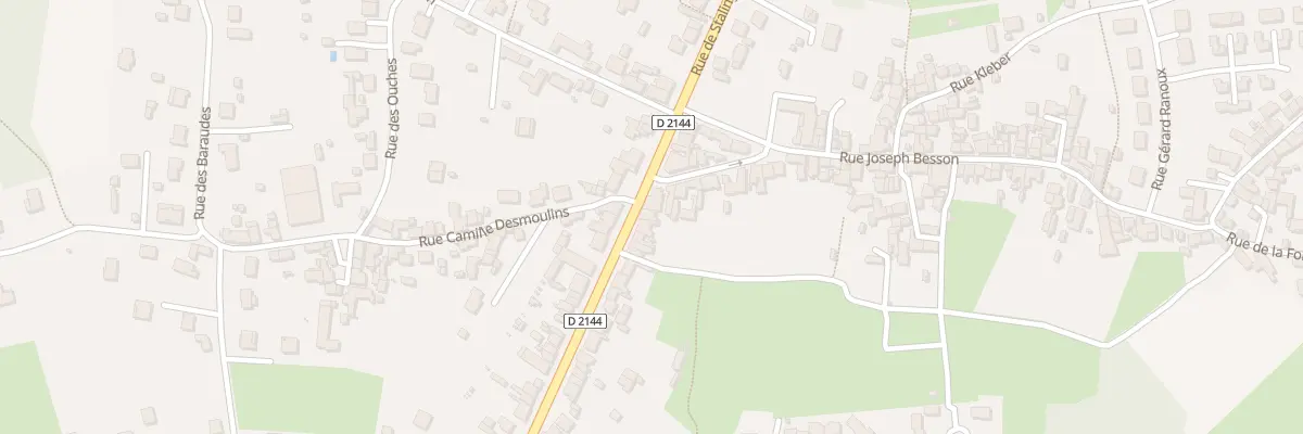 Plan du 84 Rue de Stalingrad à Désertines