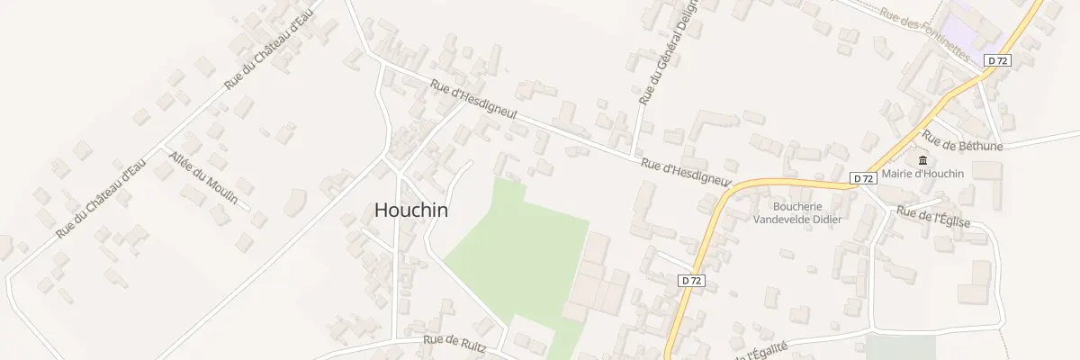 Plan du 3 Rue d’Hesdigneul à Houchin