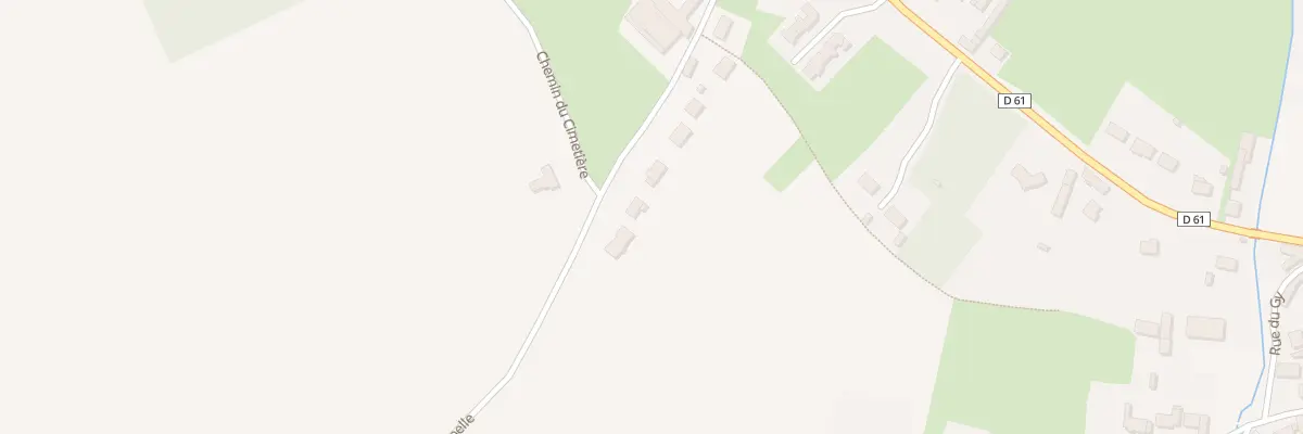 Plan du 13 Rue de la Chapelle à Montenescourt