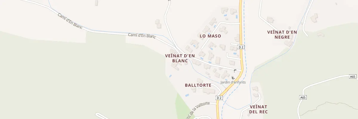 Plan du 3 Vc Veinat de la Balltorte à Saint-Michel-de-Llotes