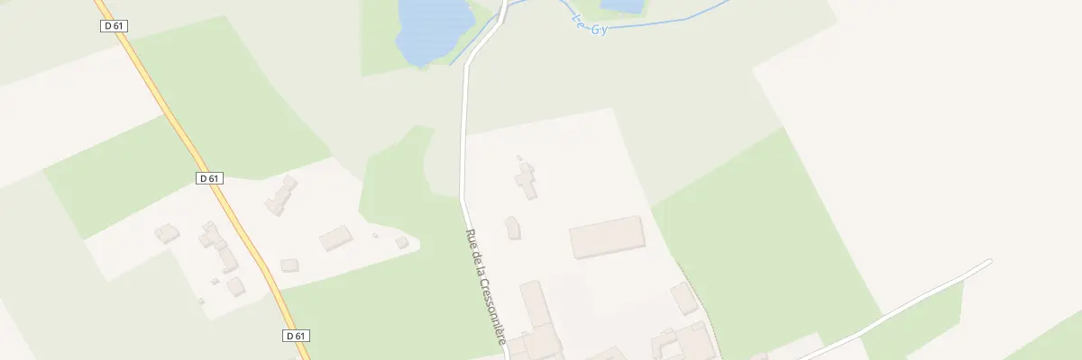 Plan du 12 Rue de la Cressonniere à Montenescourt