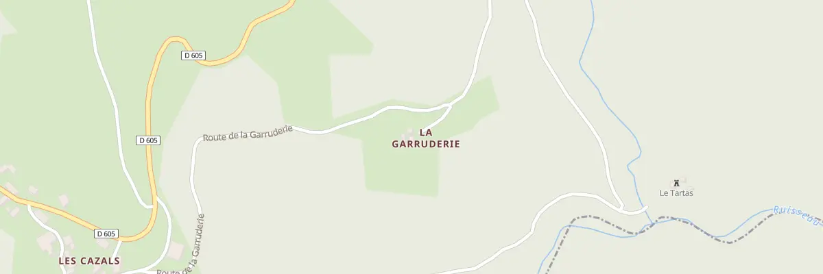 Plan du 5043 La Garruderie à Florentin-la-Capelle