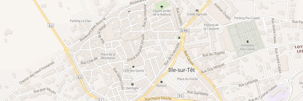 Plan du 4 Rue Roger Salengro à Ille-sur-Têt