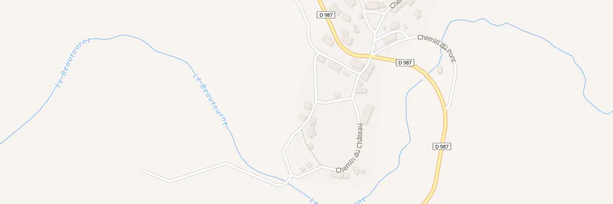 Plan du 7013 Granges à Tauves