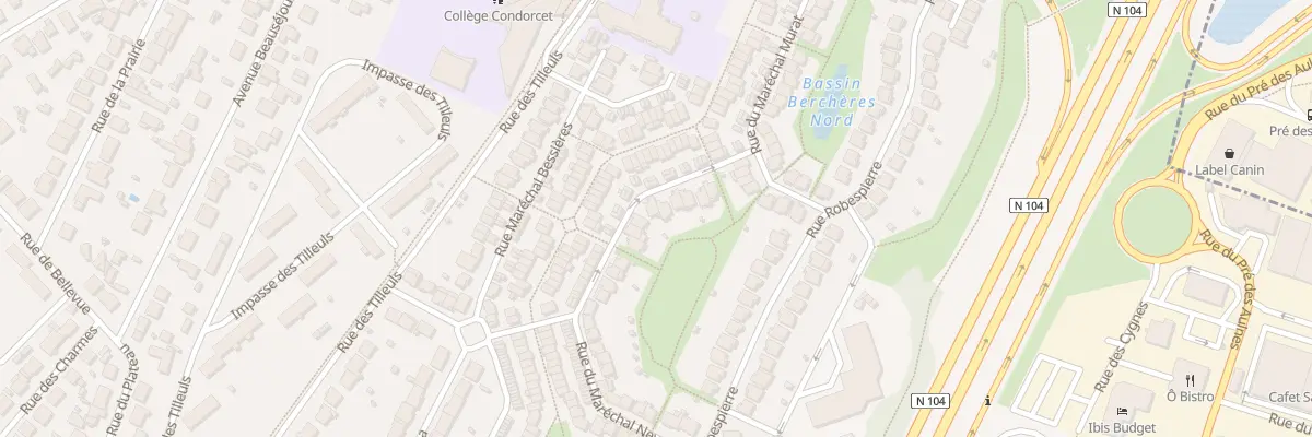 Plan du 42 Rue du Maréchal Ney à Pontault-Combault