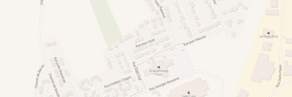 Plan du 16 Rue Jean Huré à Gien