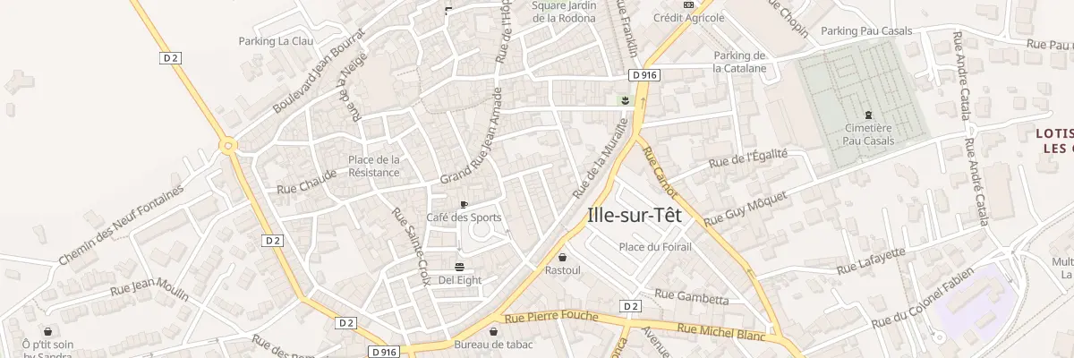 Plan du 15 Rue Abbe Chapsal à Ille-sur-Têt