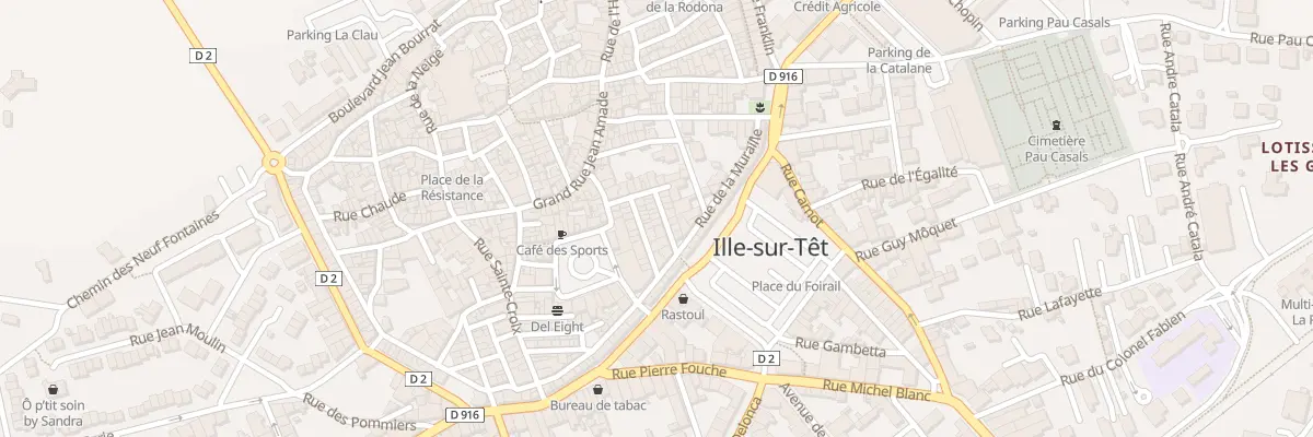 Plan du 9 Rue Abbe Chapsal à Ille-sur-Têt
