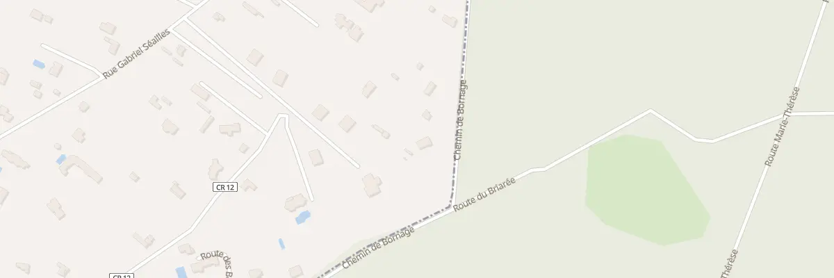 Plan du 29 Che du Bornage à Barbizon