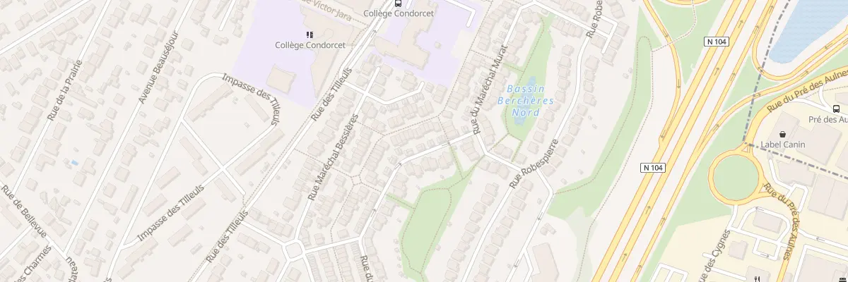 Plan du 91 Rue du Maréchal Ney à Pontault-Combault