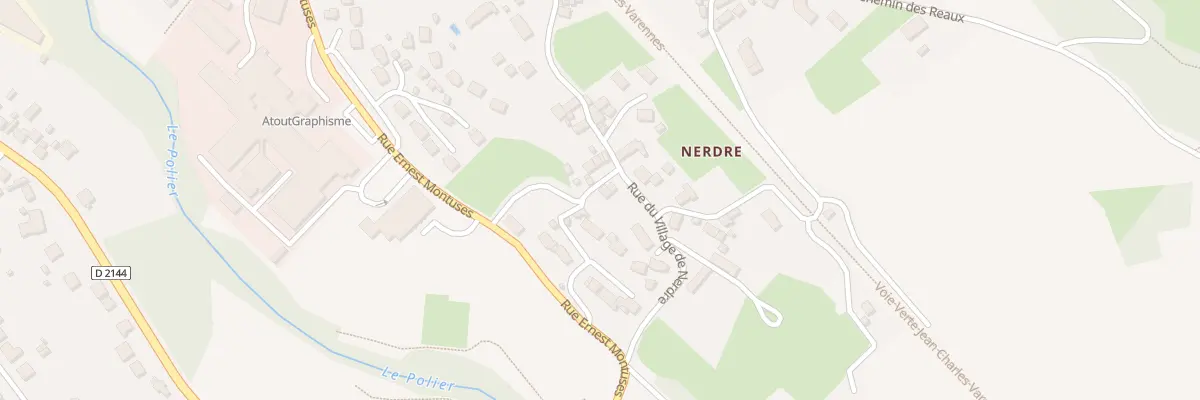 Plan du 34B Rue du Village de Nerdre à Montluçon
