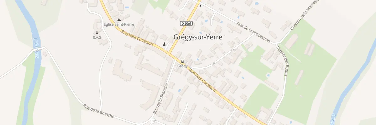 Plan du 22 Rue Paul Cotasson à Évry-Grégy-sur-Yerre