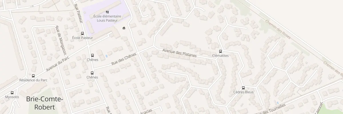 Plan du 7 Av des Platanes à Brie-Comte-Robert