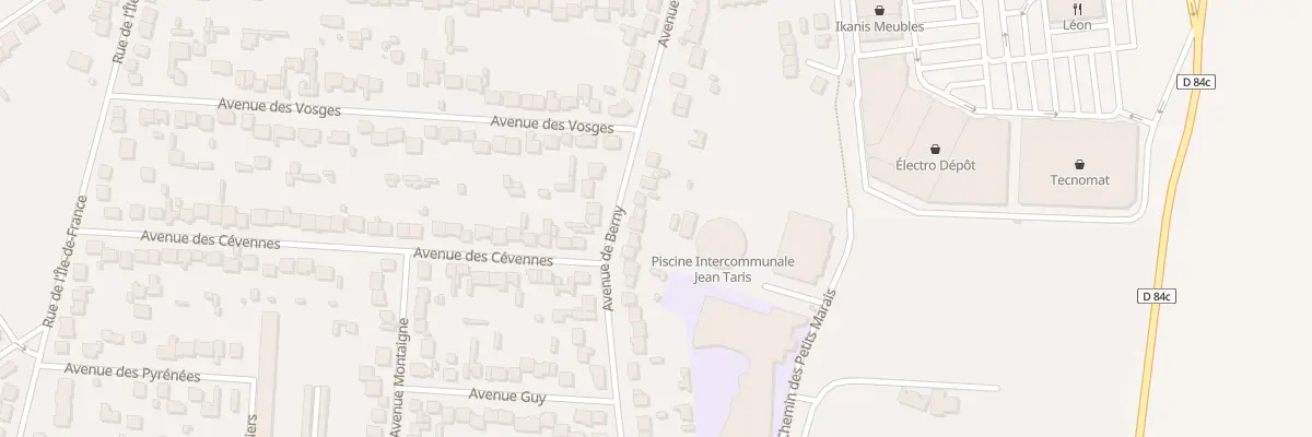 Plan du 80 Av de Berny à Villeparisis