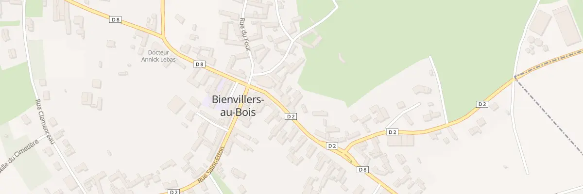 Plan du 3 Rue de Verdun à Bienvillers-au-Bois