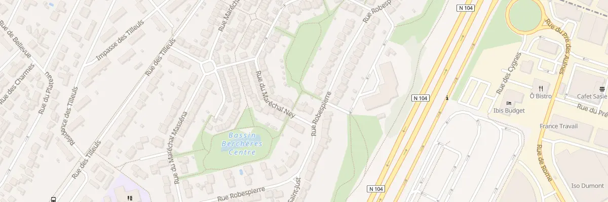 Plan du 4 Rue du Maréchal Ney à Pontault-Combault