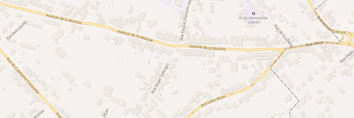 Plan du 28 Rue Roger Salengro à Annezin