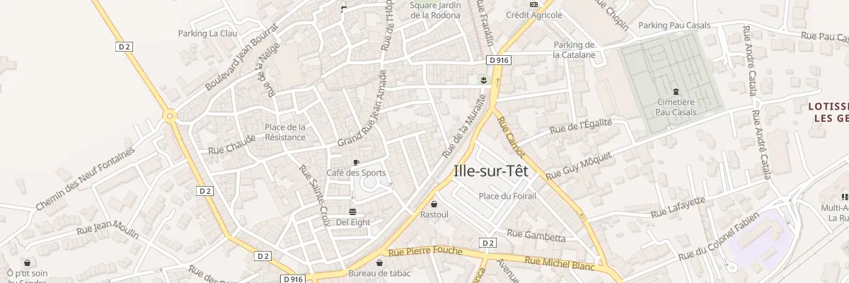 Plan du 10 Rue Abbe Chapsal à Ille-sur-Têt
