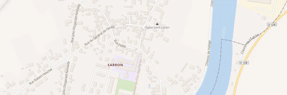 Plan du 408 Rue de la Plaine à Pont-Sainte-Maxence