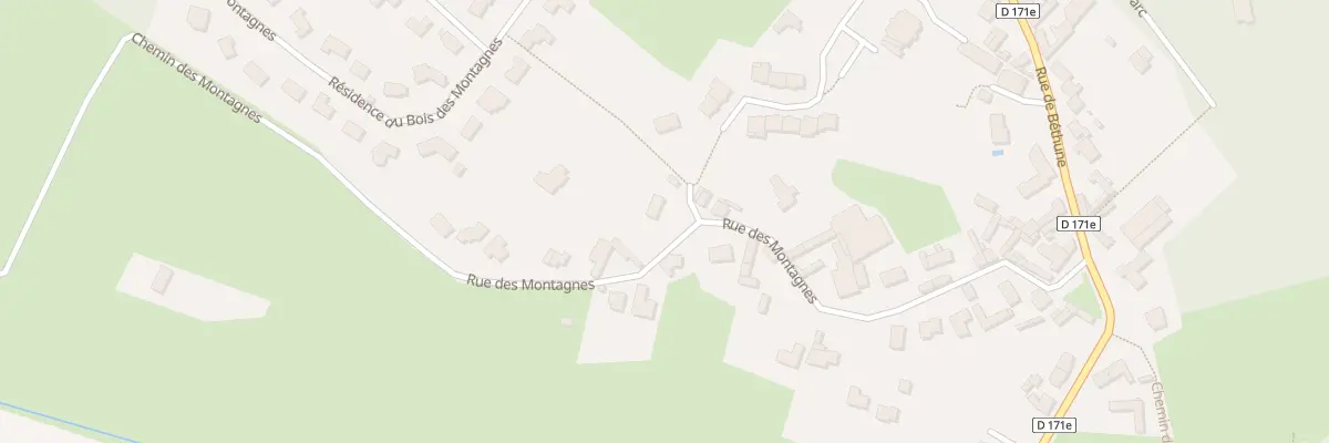 Plan du 310 Rue des Montagnes à Vaudricourt