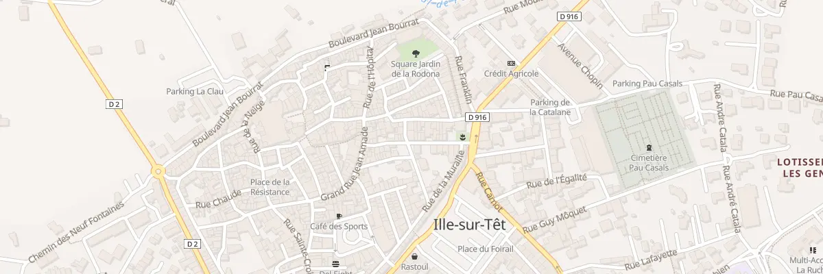 Plan du 16 Rue des Orangers à Ille-sur-Têt