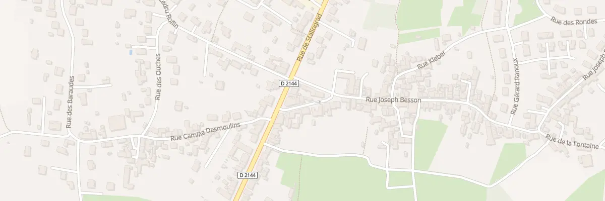 Plan du 3 Rue Joseph Besson à Désertines