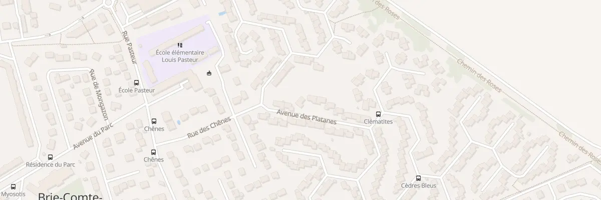 Plan du 6 Av des Platanes à Brie-Comte-Robert