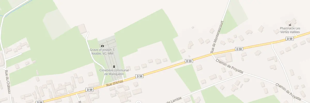 Plan du 73 Rue d’Arras à Wanquetin