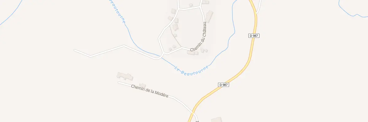 Plan du 5216 Granges à Tauves
