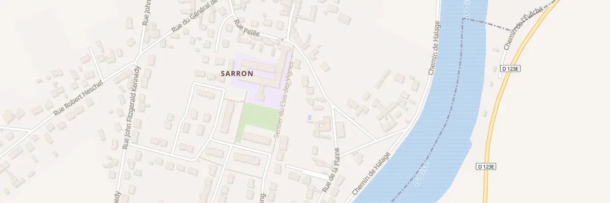 Plan du 296 Rue de la Plaine à Pont-Sainte-Maxence