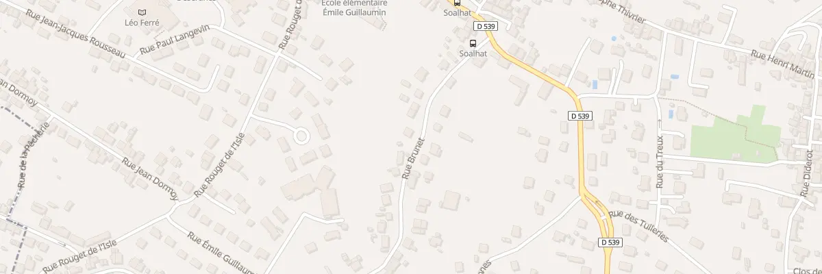 Plan du 20 Rue Brunet à Désertines