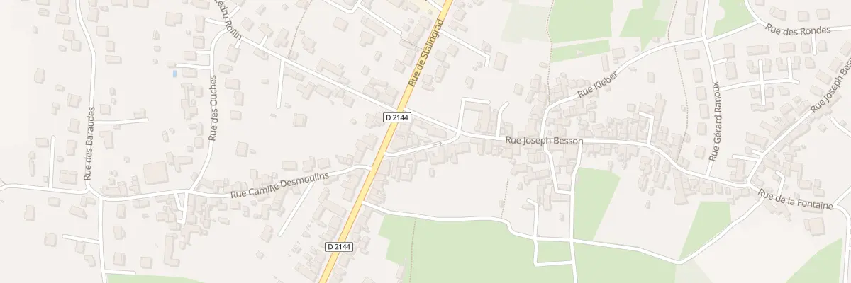 Plan du 3B Rue Joseph Besson à Désertines