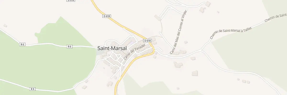 Plan du 50 Le Village à Saint-Marsal